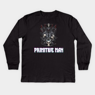 Primitive Man Kids Long Sleeve T-Shirt